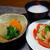 野菜づくしの夕食／豆乳フレンチトースト