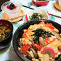 ふわとろ～！！親子丼　de　夕食　＆　やっぱ、シンプルが１番ってことかな！？いや、バランスだね。