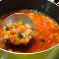 トマト野菜スープ。