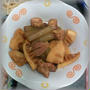 タケノコとふきの煮物