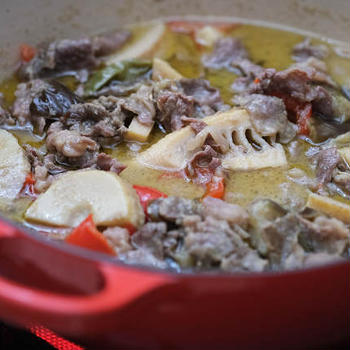 たけのこタイグリーンカレー！
