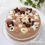 ちぃ5歳誕生日＊生チョコデコレーションケーキ
