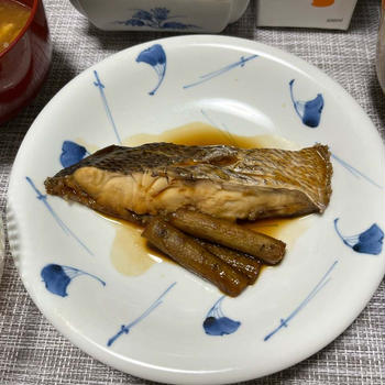 鯛の煮付けの夕飯☆今日はお出かけ(*☻-☻*)