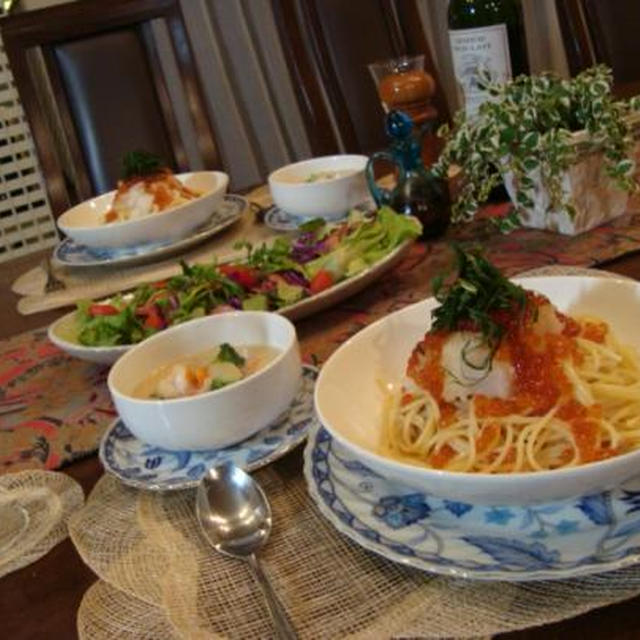 この時期ならでは！！イクラのパスタ！！