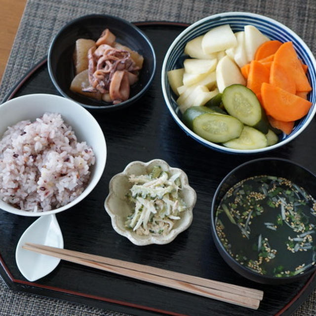 ちょっとだけ丁寧♡週末の朝食２日分～和と洋で