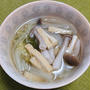 白菜とブナシメジと油揚げの白だし煮