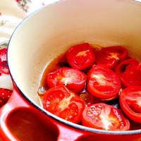 トマトのガーリック＆ローリエ香り蒸し