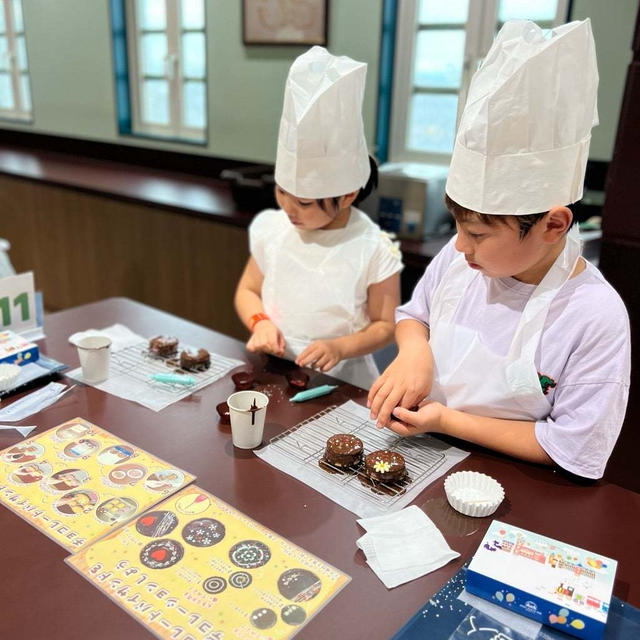 白い恋人パークでお菓子作り体験