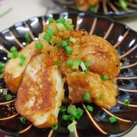 魚河岸あげのおろしステーキ風
