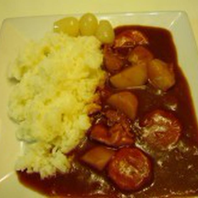 夕食は昭和のゴロゴロカレー