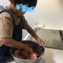 旦那誕生日。やる気のない母に代わって息子頑張る。笑