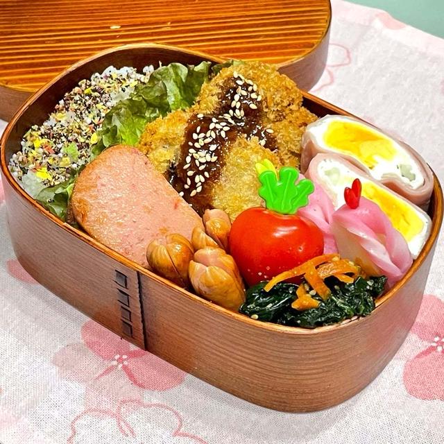 【お弁当】今週最後はレンチン2品で時短と楽を!!!!!!!!!!!