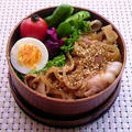 10．12　【レシピ】　簡単ショウガ味豚丼のお弁当