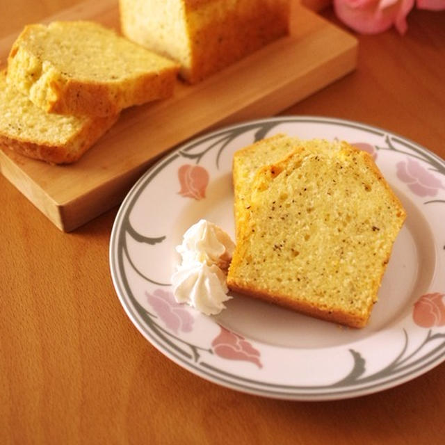 アールグレイの紅茶パウンドケーキ☆フーディストノートに掲載ありがとうございます！