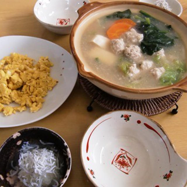 今朝の朝食