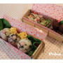 和風お弁当箱で桜シリーズ～だんな様弁当