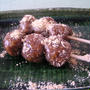味噌風味！モチモチの串団子！！