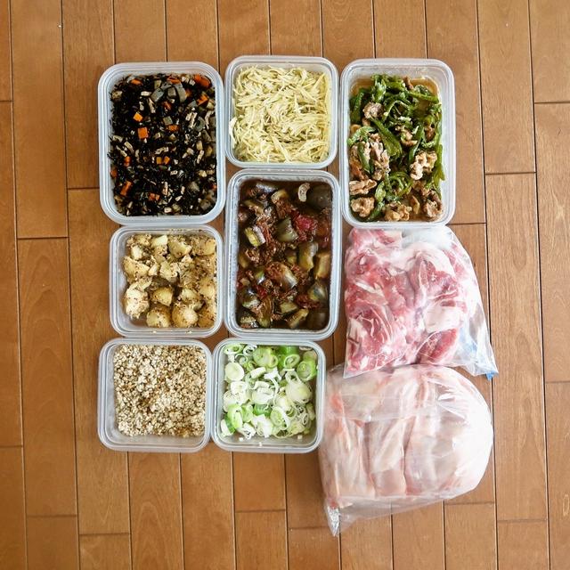 2019年6月3日の作り置き（9品）