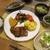 いろいろワンプレートな晩ご飯　と　緑のエキナセアの花♪