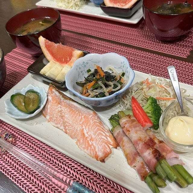 【おうちごはん】焼き鮭の和風ワンプレートの夕食。と【おつまみ】と。【おべんと】と。【楽天グルメ】