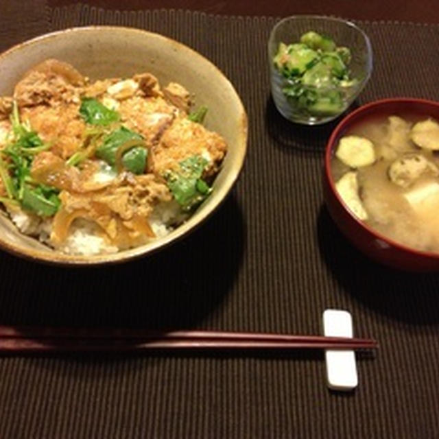 ささみカツ丼でガッツリ男飯！