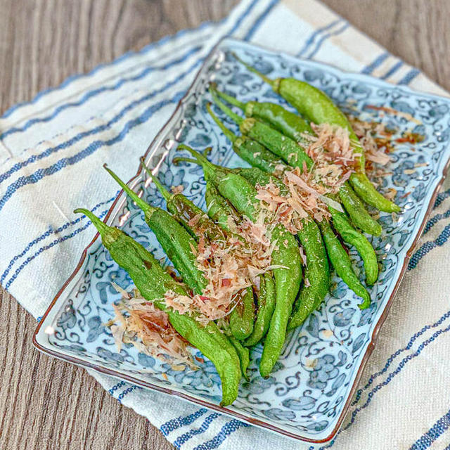 【レシピ】伏見唐辛子（伏見甘長）を味わう食べ方【時短・おつまみ】