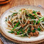レンジで出来ちゃう！＊シャキッともやしとニラのひき肉炒め＊