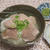 豚茶漬けと九条ねぎ、きゅうりとにんにく味噌 そして・・・