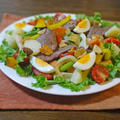 今日は焼き肉の日、「焼き肉の彩りサラダ」をつくりました！ by KOICHIさん