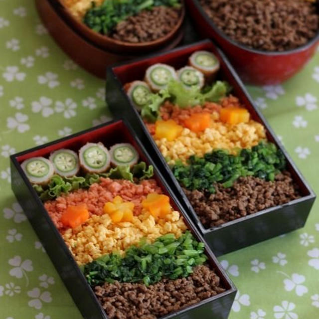 睡魔　☆　そぼろbento♪
