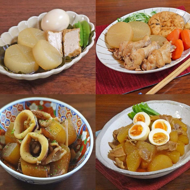 旨みしみじゅわ 大根の煮物4選