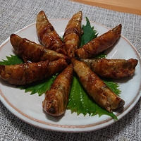 水茄子の大葉豚バラ巻き