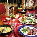 ◆ロマネスコツリーにリースサラダのクリスマスディナー♪～ゆるやか糖質制限中♪