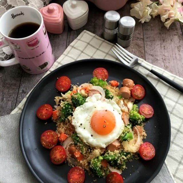 茹でないから簡単！朝からパスタ～♪