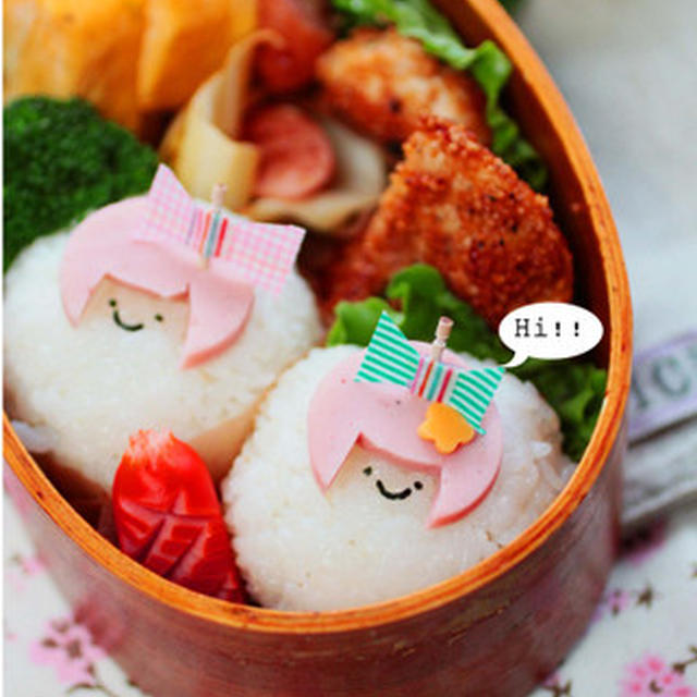 ＴＨＥかわいいリボンのおんなのこべんとう