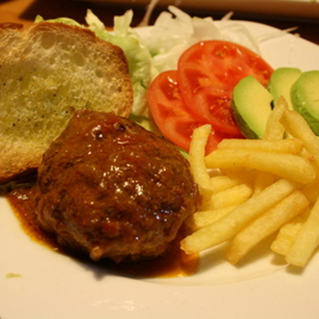 煮込みハンバーグプレート