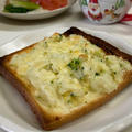 My朝ごパン☆パン耳ポテサラチーズ、トースター焼きとetc