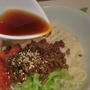シャキシャキレタスと挽肉のサラダ素麺