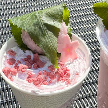 桜スイーツを食べに白い恋人パークに！