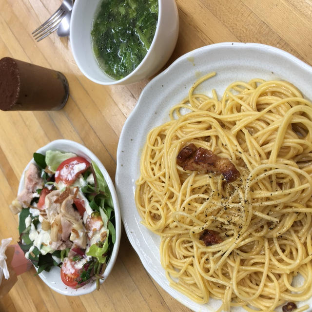 子供料理教室 カルボナーラ