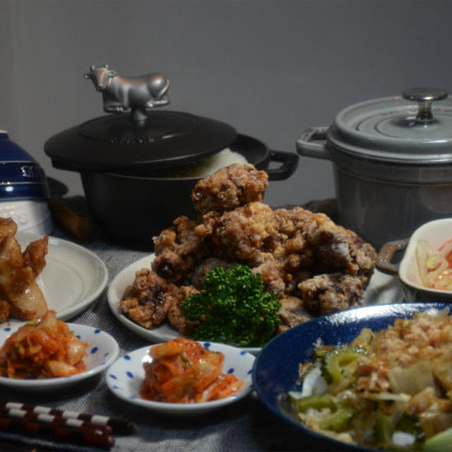 ほりにしスパイスが鶏の唐揚げに最高！