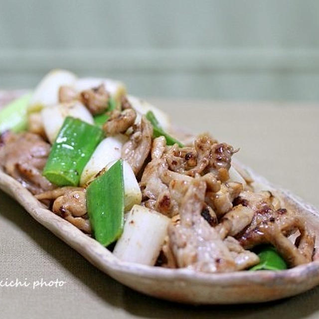 鶏せせり肉ともも肉の塩麹焼き＆ベーコンとスナップエンドウだけ炒め