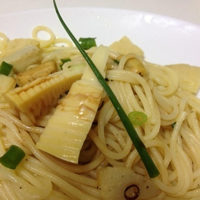 タケノコ和風パスタ