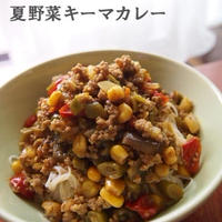 夏野菜キーマカレー
