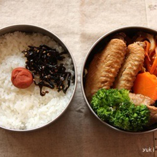 手羽先のお弁当♪