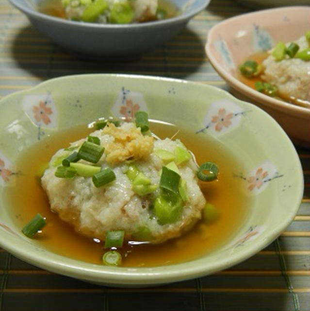 自然薯蒸しのあんかけ★レンコンパウダー入り★