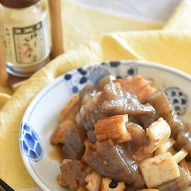ヘルシーでコスパ抜群♪味がしみしみ「こんにゃく」の作りおきおかず