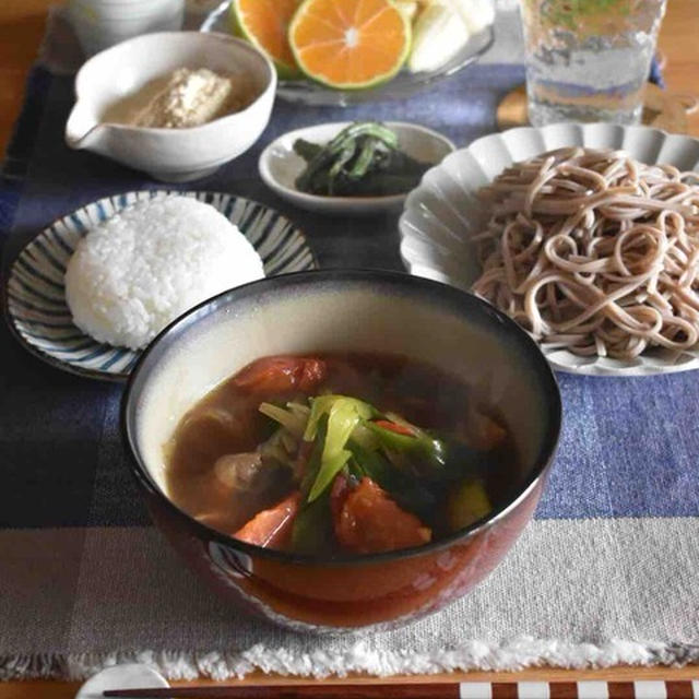 【レシピ】トマトつけ麺✳︎蕎麦…試合当日朝ごはん。