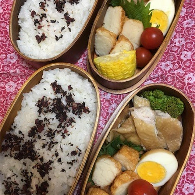 20170605鶏の照り煮弁当