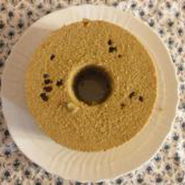 ほうじ茶が似合う☆よもぎシフォンケーキ